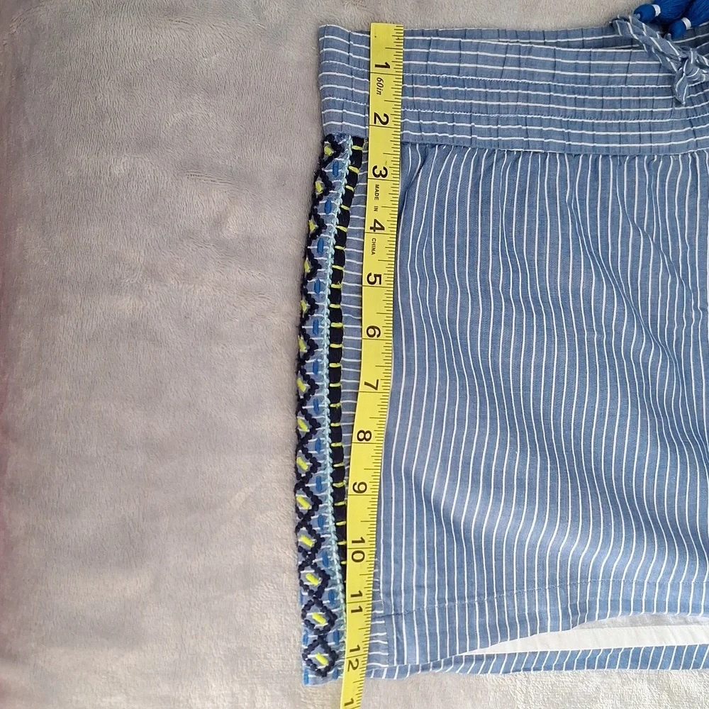 Vineyard Vines blue striped embroidered shorts, small - Picture 7 of 10